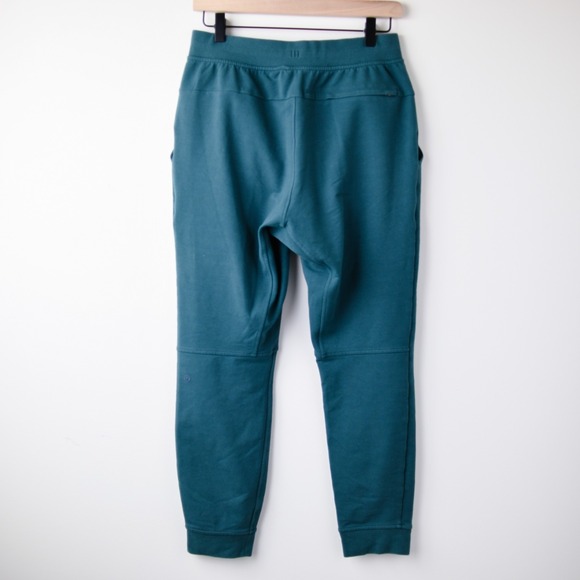 Lululemon City Sweat Jogger Pants Mens Small Blue Teal Terry Athleisure Gym - Picture 7 of 11